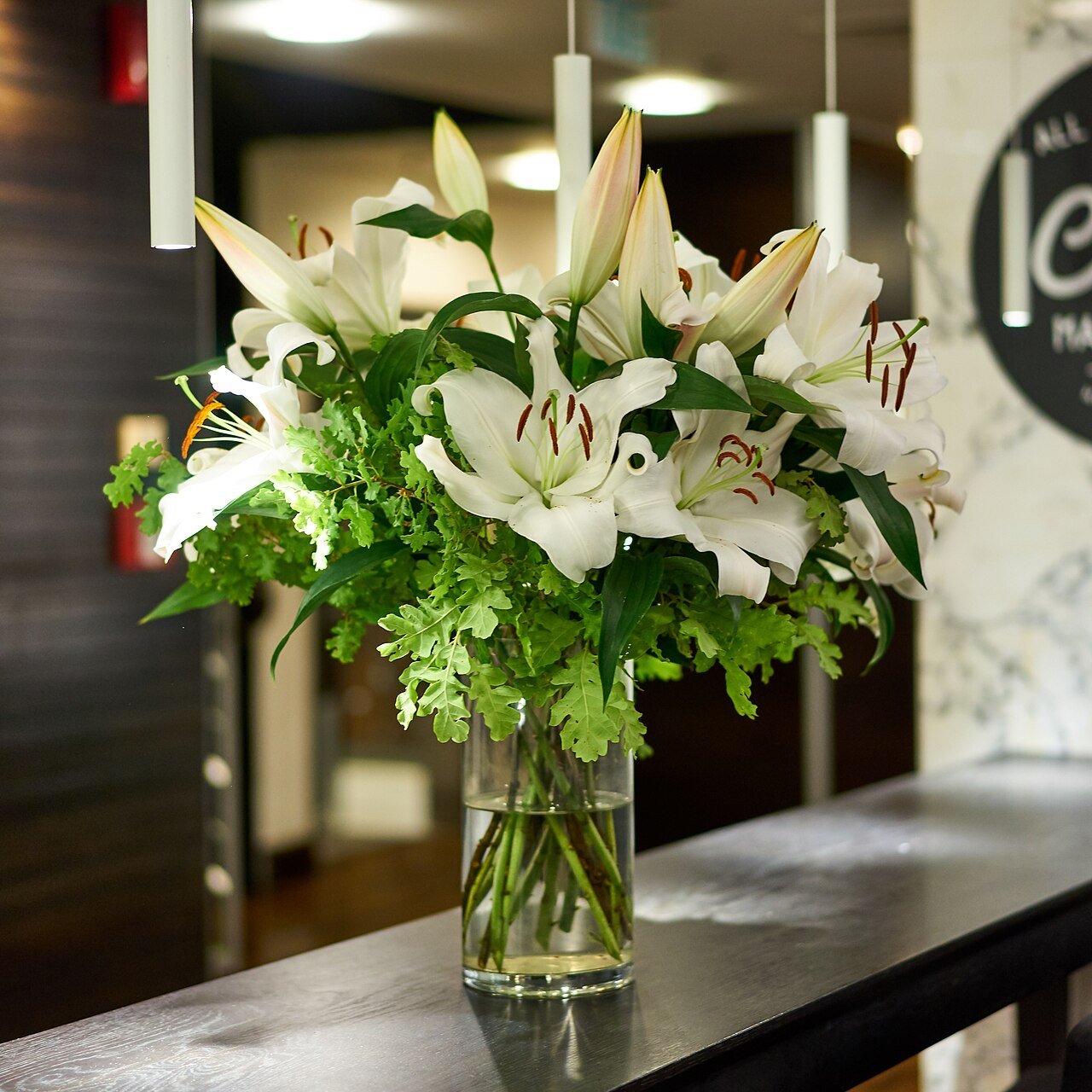 White Lily Elegance Bouquet